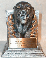 4 inch tall tall Panther / Wildcat school, club, team mascot statue